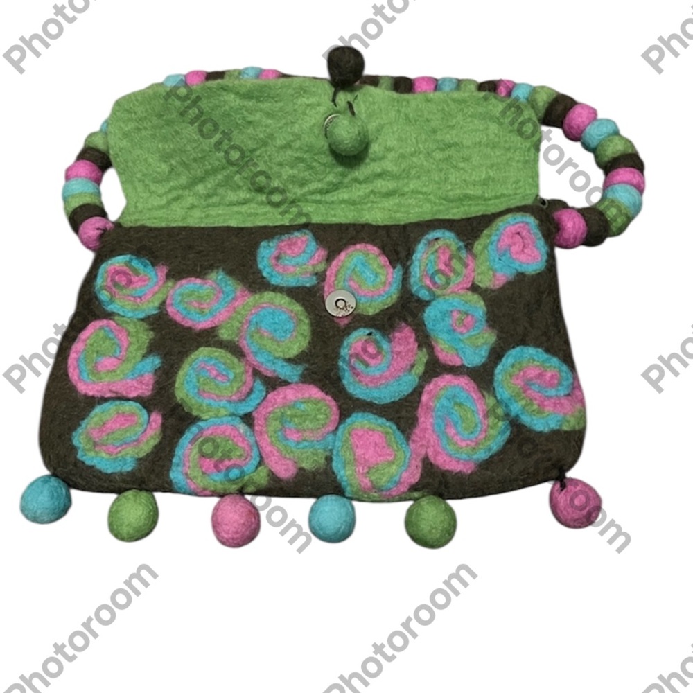 NWT Rising Tide Wool Handbag. - Picture 2 of 6